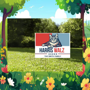 The Smith Family Harris Walz Yard Sign