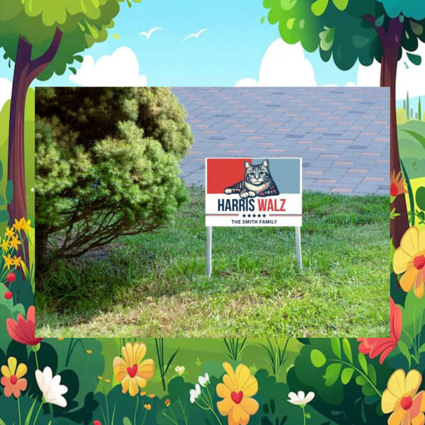 The Smith Family Harris Walz Yard Sign