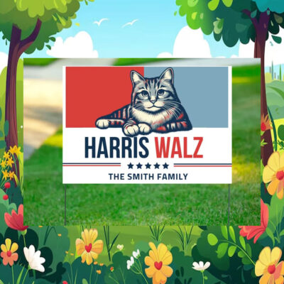 The Smith Family Harris Walz Yard Sign