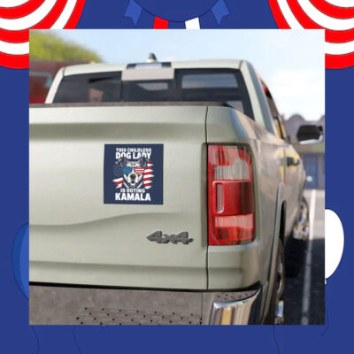 This Childless Dog Lady Is Voting Kamala 2024 Car Magnets