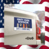 Unity Over Division Cats For Harris Walz Car Magnet