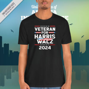 Veteran For Harris Walz 2024 Shirt