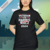 Veteran For Harris Walz 2024 Shirt