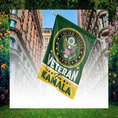 Veterans ARMY For Kamala Flag