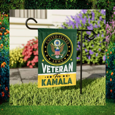 Veterans ARMY For Kamala Flag