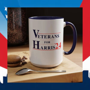 Veterans For Harris 24 Mug
