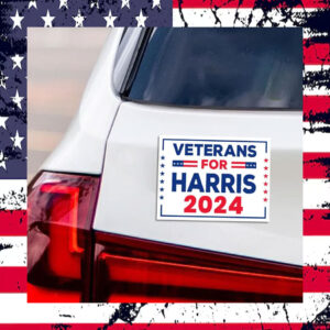 Veterans For Harris Car Magnets