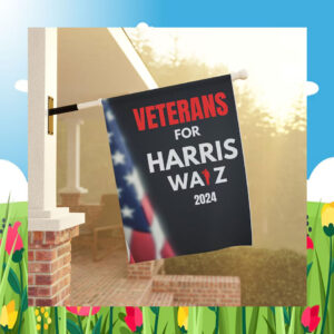 Veterans For Harris Walz 2024 Election Flags