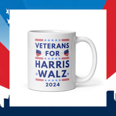 Veterans For Harris Walz 2024 Mug