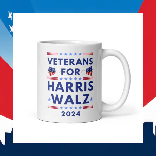 Veterans For Harris Walz 2024 Mug