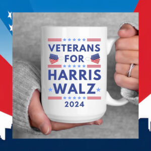 Veterans For Harris Walz 2024 Mug