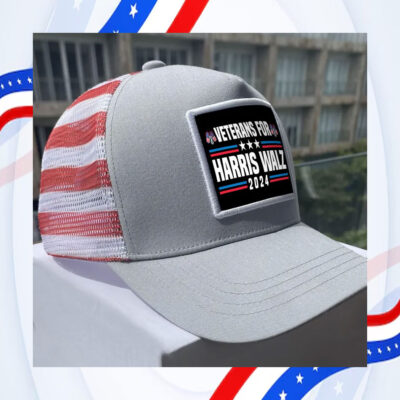 Veterans For Harris Walz 2024 Trucker Hat