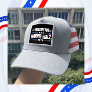 Veterans For Harris Walz 2024 Trucker Hat