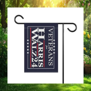 Veterans For Harris Walz 24 Flag