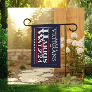 Veterans For Harris Walz 24 Flag