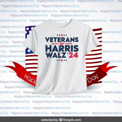 Veterans For Harris Walz '24 Shirt