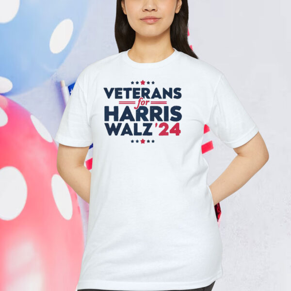 Veterans For Harris Walz '24 Shirts