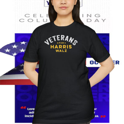 Veterans For Harris Walz T-Shirt