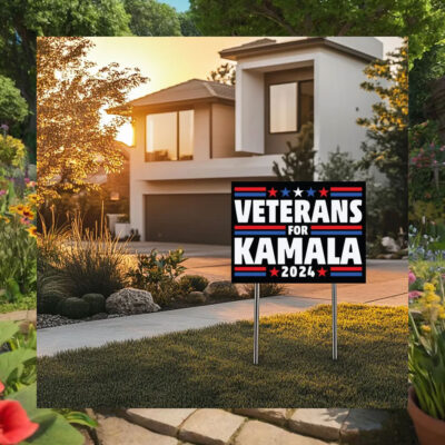 Veterans For Kamala 2024 Yard Signs