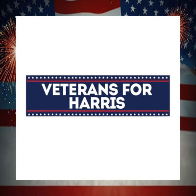 Veterans for Harris Bumper Stickers
