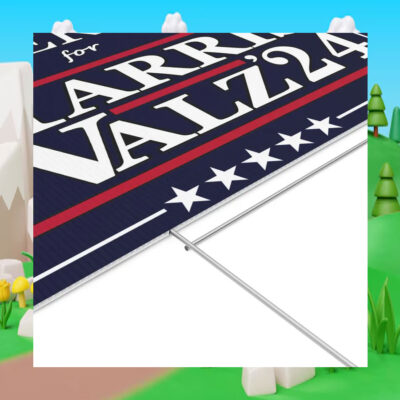 Veterans for Harris Walz '24 Election Yard Sign