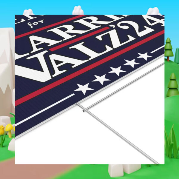 Veterans for Harris Walz '24 Election Yard Sign