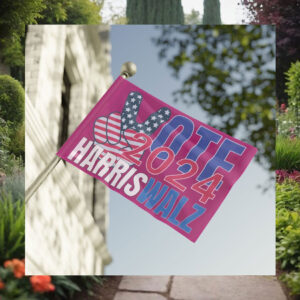 Vote 2024 Harris Walz Flag
