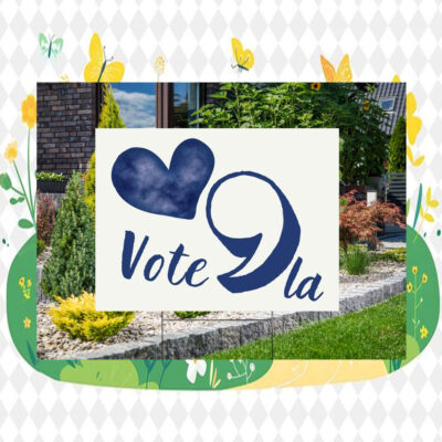 Vote Comma La Harris 2024 Election Yard Sign