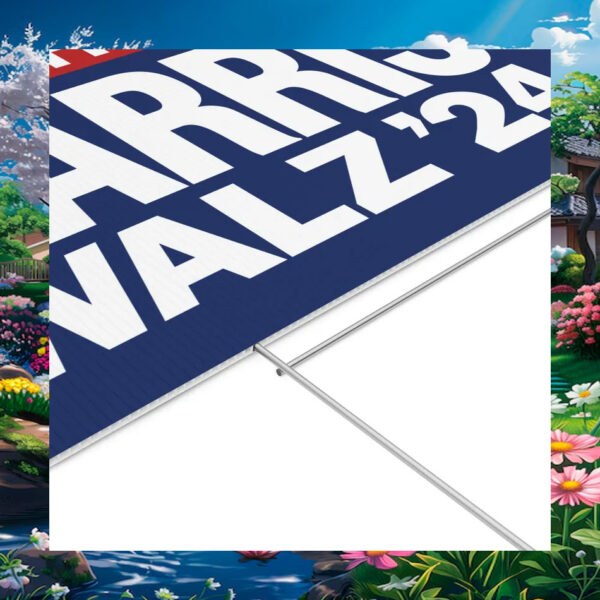 Vote For Freedom Harris Walz 24 Yard Sign