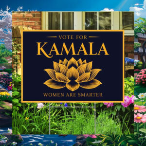 Vote For Kamala Women Are Smarter Yard Sign