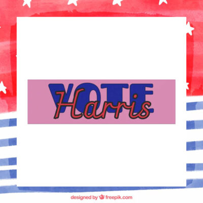 Vote Harris 2024 Election Car Magnet