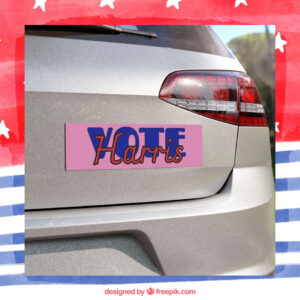 Vote Harris 2024 Election Car Magnet