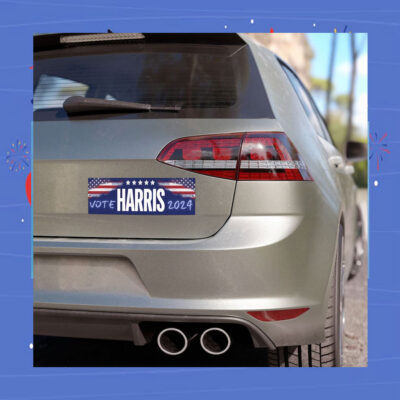 Vote Harris 2024 President Car Magnet