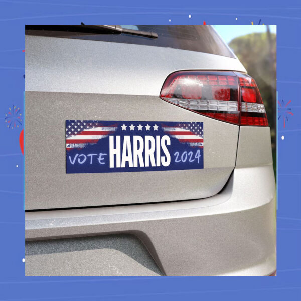 Vote Harris 2024 President Car Magnet