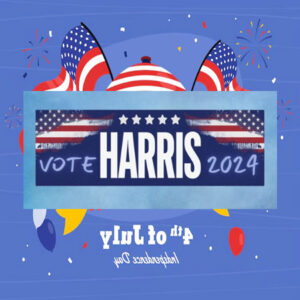 Vote Harris 2024 President Car Magnet