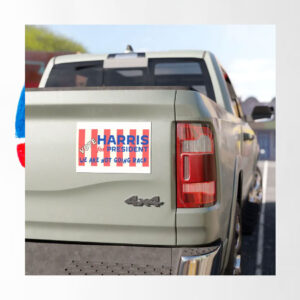 Vote Harris For President We Are Not Going Back 2024 Car Magnet