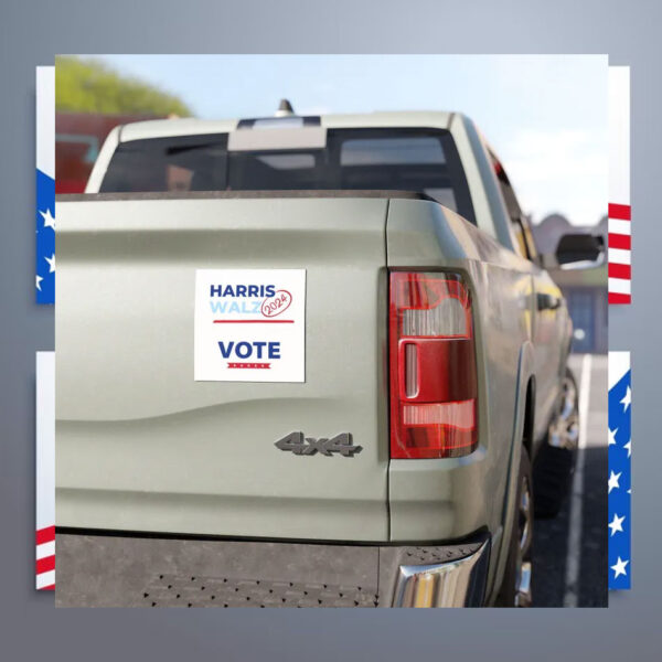 Vote Harris Walz 2024 President Car Magnets