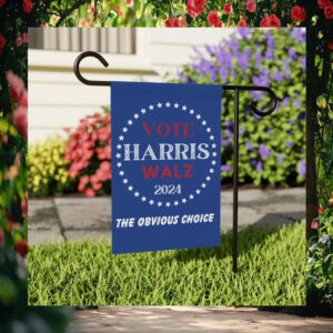 Vote Harris Walz 2024 The Obvious Choice Election Flag