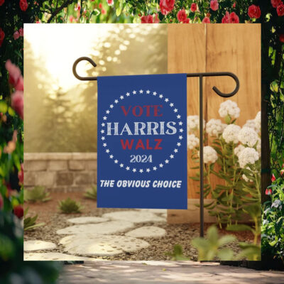 Vote Harris Walz 2024 The Obvious Choice Election Flag