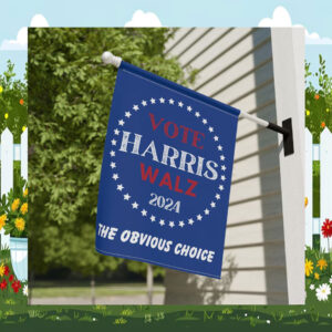 Vote Harris Walz 2024 The Obvious Choice Flag