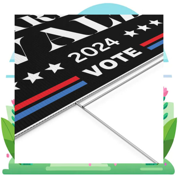 Vote Harris Walz 24 Election Yard Sign