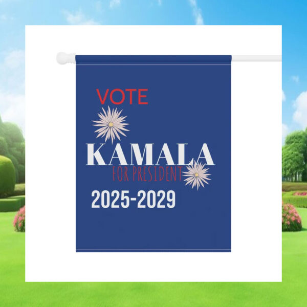 Vote Kamala For President 2025-2029 Flag