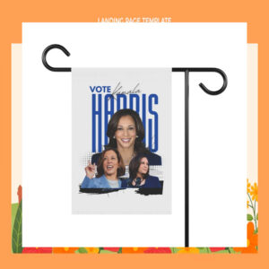 Vote Kamala Harris Garden Flag