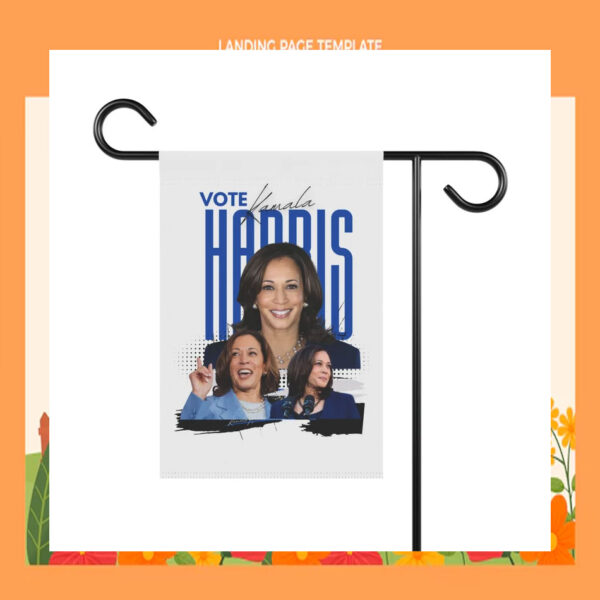 Vote Kamala Harris Garden Flag
