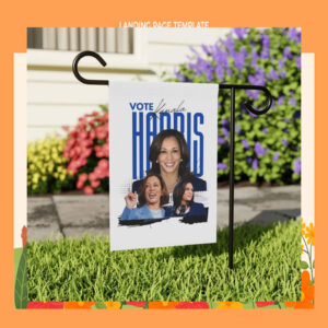 Vote Kamala Harris Garden Flag