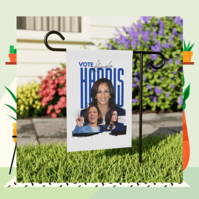 Vote Kamala Harris House Flag