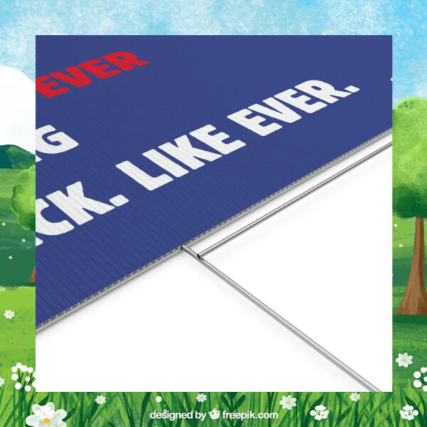 We Are Never Ever Going Back. Like Ever. Swifties For Kamala Harris Yard Sign