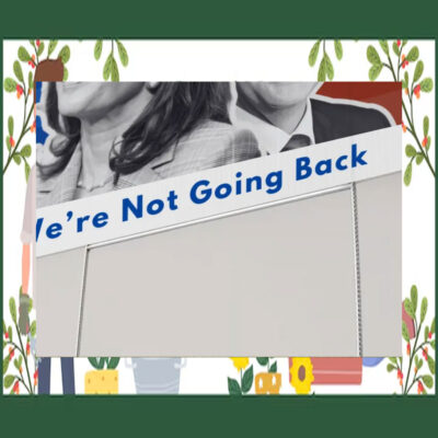 When We Fight, We Win Harris Walz We're Not Going Back Yard Signs