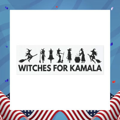 Witches For Kamala 2024 Halloween Car Magnet