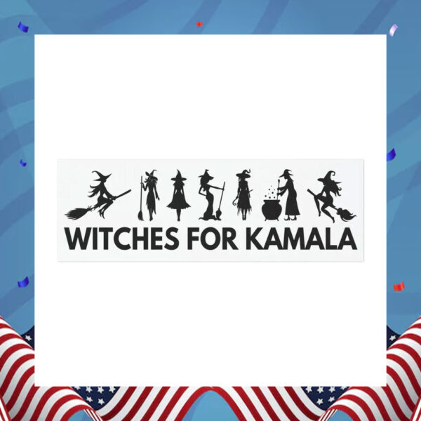 Witches For Kamala 2024 Halloween Car Magnet